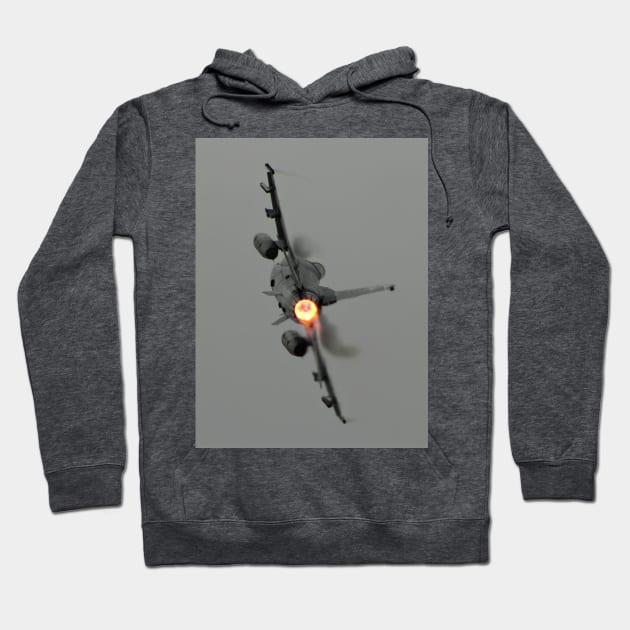 F-16 Afterburner Turn with vapor Hoodie by acefox1